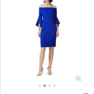 Chelsea28 Ruffle off the shoulder dress